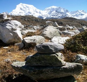 Cairn Nepal Himalays Everest National Park